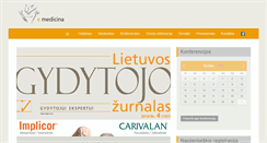 Desktop Screenshot of emedicina.lt
