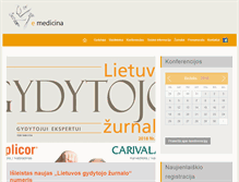 Tablet Screenshot of emedicina.lt